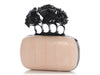Alexander McQueen Snakeskin Roses Handle Clutch