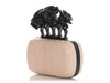 Alexander McQueen Snakeskin Roses Handle Clutch