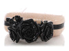 Alexander McQueen Snakeskin Roses Handle Clutch