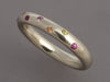 Anne Sportun 14K White Gold Multicolor Sapphire Ring
