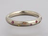 Anne Sportun 14K White Gold Multicolor Sapphire Ring