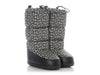 Balmain x Rossignol Black and Ivory Monogram Après-Ski Boots