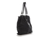 Burberry Black Leather Packable Tote
