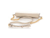 Burberry Cream Leather Clutch