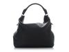 Burberry Medium Black Pebbled Leather Ledbury Hobo