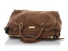 Burberry Prorsum Large Mushroom Suede Satchel