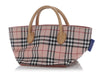 Burberry Small Pink Nova Check Tote