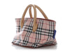 Burberry Small Pink Nova Check Tote