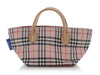 Burberry Small Pink Nova Check Tote