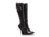 Balenciaga Black Embossed Leather Essex Boots