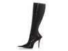 Balenciaga Black Leather Tall Boots
