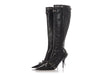Balenciaga Black Cagole Knee-High Boots