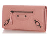 Balenciaga Rose Peche Continental Wallet