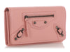 Balenciaga Rose Peche Continental Wallet