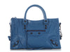 Balenciaga Small Denim Blue Leather Le City