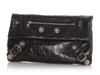 Balenciaga Black Agneau Giant 21 Envelope Clutch