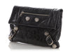 Balenciaga Black Agneau Giant 21 Envelope Clutch