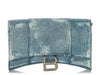 Balenciaga Denim Hourglass Wallet on Chain