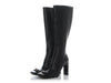 Balenciaga Black Leather Bel Air Tall Boots