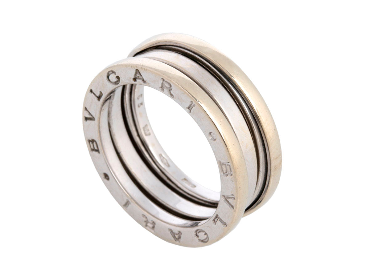 Bulgari 18K White Gold B.zero1 Ring