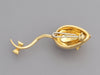 14K Yellow Gold Enamel Diamond Mouse Pin