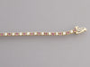 14K Yellow Gold Diamond and Ruby Tennis Bracelet