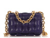 Bottega Venetta Maxi Blue Padded Chain Cassette Bag
