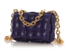 Bottega Venetta Maxi Blue Padded Chain Cassette Bag