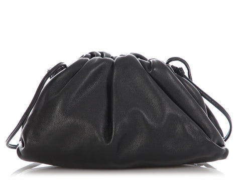 Bottega Veneta Black The Mini Pouch