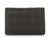 Bottega Veneta Black Intrecciato Business Card Case