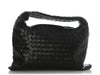Bottega Veneta Small Black Intrecciato Hop Bag
