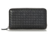 Bottega Veneta Anthracite Zip Around Continental Wallet