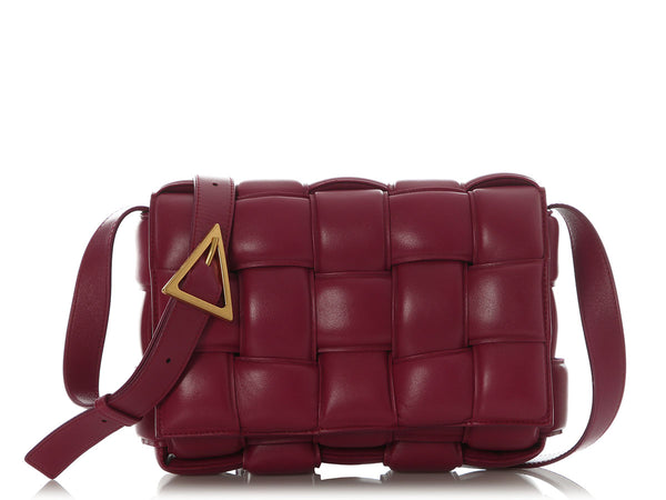 Bottega Veneta Maxi Raspberry Padded Cassette Bag