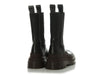 Bottega Veneta Black and Brown Stretch Chelsea Boots