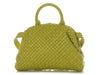 Bottega Small Kiwi Padded Intrecciato Top Handle Bag
