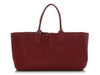 Bottega Veneta Medium Dark Red Cabat