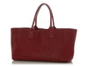 Bottega Veneta Medium Dark Red Cabat