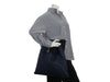 Bottega Veneta Small Abyss Denim and Leather Intrecciato Hop Bag