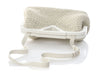 Bottega Veneta White Rubber Crochet The Point Bag