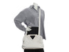 Bottega Veneta White Calfskin The Point Bag