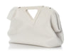 Bottega Veneta White Calfskin The Point Bag