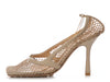Bottega Veneta Taupe Mesh Pumps