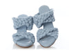 Bottega Veneta Blue Padded Woven Sandals