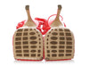 Bottega Veneta Red Mesh Pumps