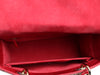 Dior Medium Red Gradient Matte Alligator Lady Dior