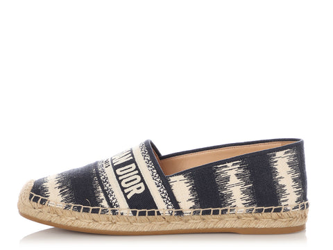 Dior Deep Blue Oblique Espadrilles