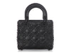 Dior Small Matte Black My ABCDior Diamond Motif Lady Dior