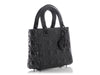 Dior Small Matte Black My ABCDior Diamond Motif Lady Dior