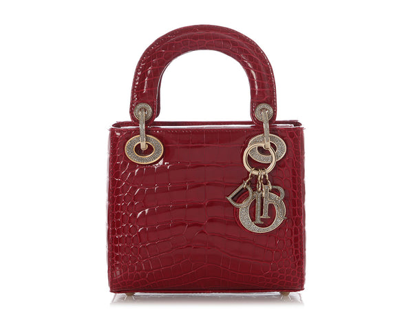 Dior ディオール JADIORジャドール チェーンショルダーバッグ レザー レッド/ブラック 赤黒 マリア・グラツィア・キウリ レディース【中古】 Dior - Dior ディオール JADIORジャドール チェーンショルダーバッグ