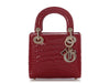 Dior Mini Cherry Red Alligator Lady Dior